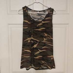 Large Camo Tank Top